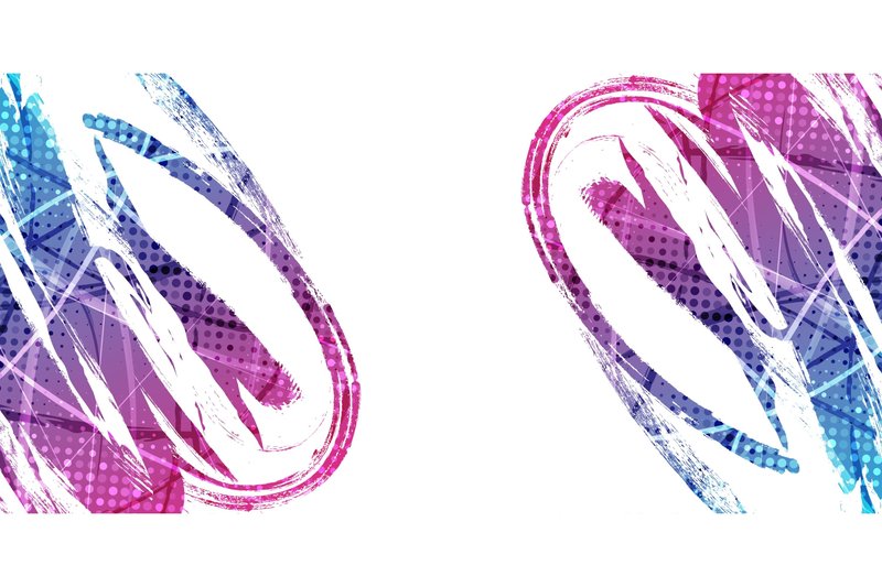 Red and Blue Gradient Brush Background (by weiskandasihite)