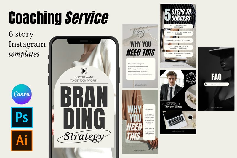 Refined Bold Coaching Story Templates (by barsrsind)