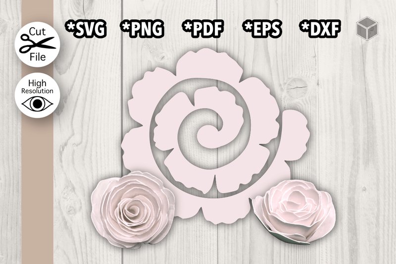 Rose Flower Roll Up (by MrMsCrafty)