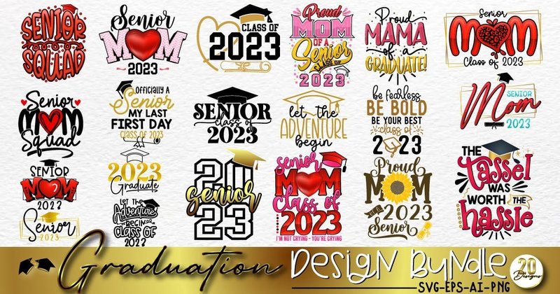 Senior Graduation 2023 Design Bundle (by Designworld)