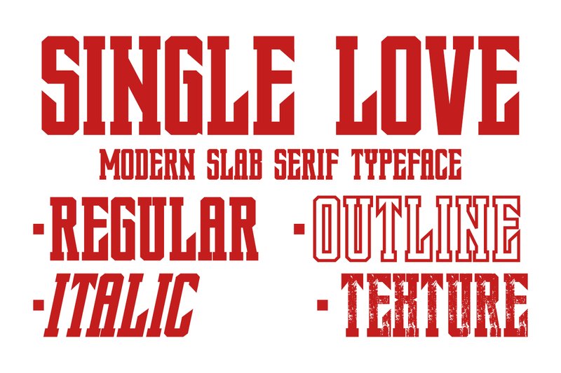 Single Love (by Almairatype Studio)