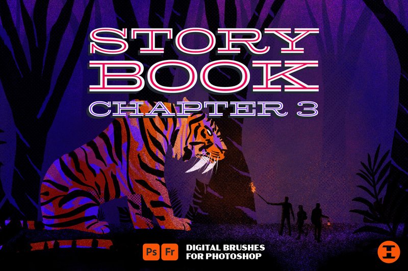 Storybook Ch. 3 Photoshop Brushes (by timhankinsdesign)