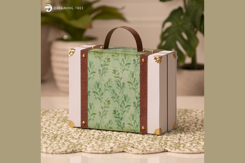 Suitcase Box SVG (by Dreaming Tree)