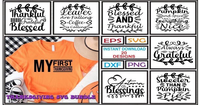Thanksgiving SVG Bundle (by Nargis_Akhter_Asa)