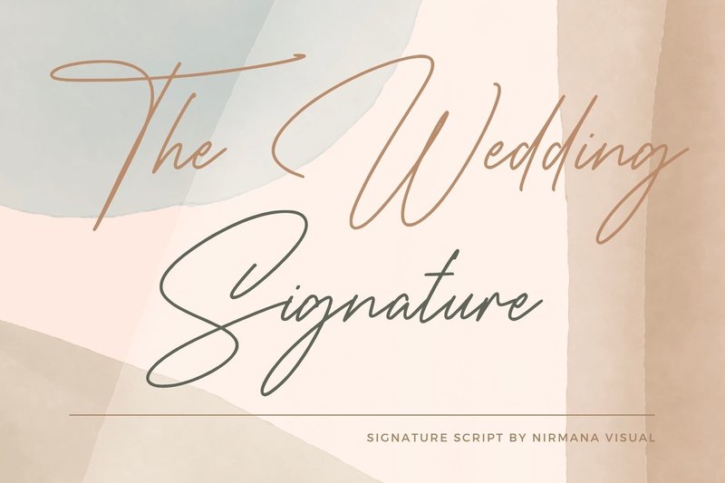 The Wedding Signature (by Sigit Dwipa)