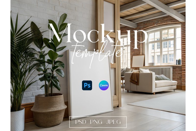 Urban Loft Frame Mockup (by Mockup Wizard)