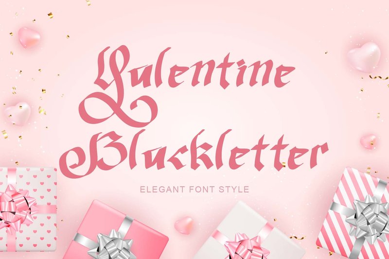 Valentine Blackletter (by yogaletter6)