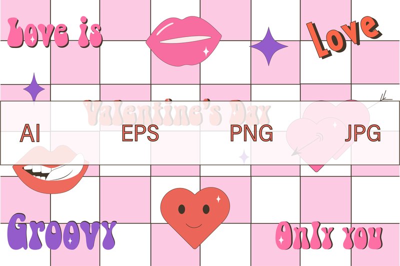 Valentine's Set (by Cute Favorite Designs)