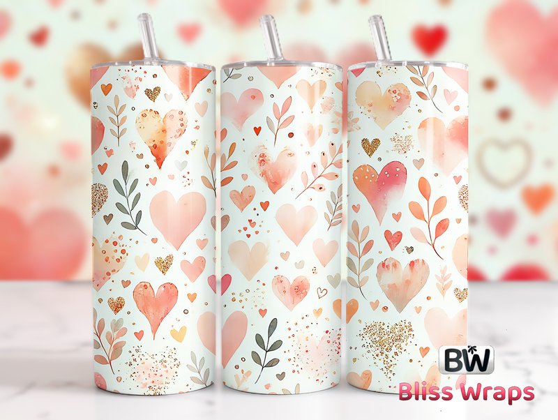 Valentine's Tumbler Wrap (by Bliss Wraps)