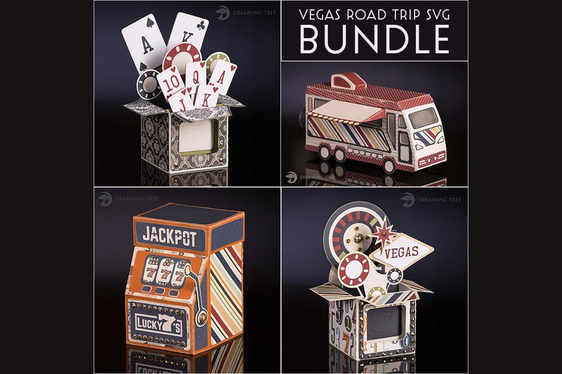 Vegas Road Trip SVG Bundle (by Dreaming Tree)
