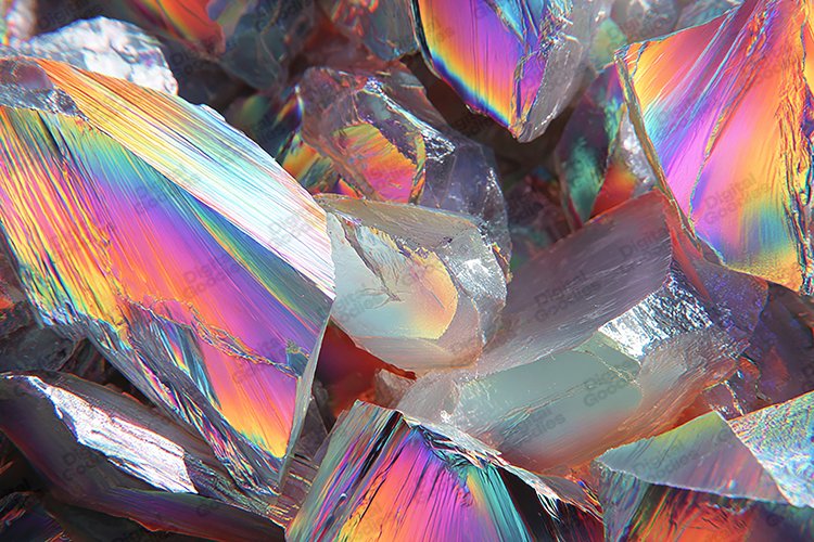 Vivid Holographic Crystal Background (by Digital Goodies)