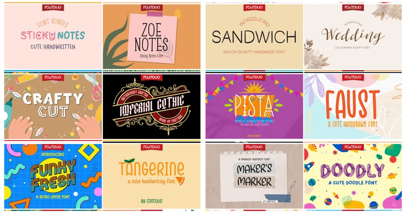 Welcome Fonts Bundle (by FontDuo)