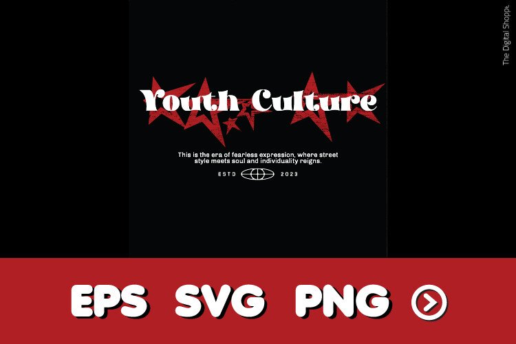 Youth Culture Stars SVG (by Digital Goodies)