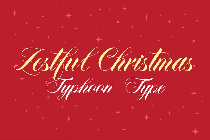 Zestful Christmas (by Typhoon Type\u2122 - Suthi Srisopha)