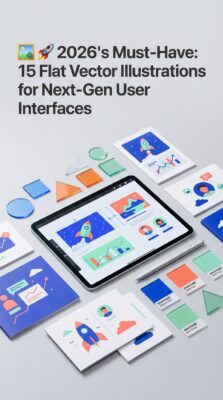 🖼️🚀 2026's Must-Have: 15 Flat Vector Illustrations for Next-Gen User ...