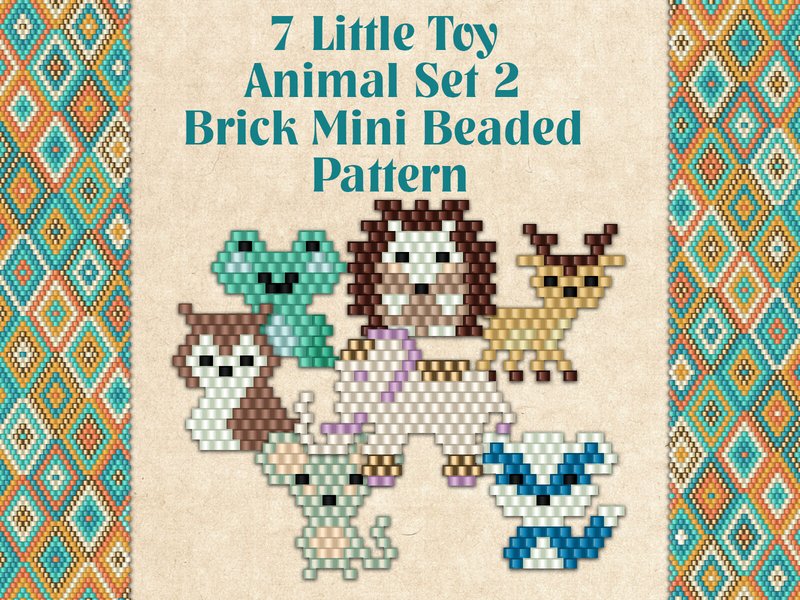 7 Little Toy Animal Set 2 (by KseniyaOmega)