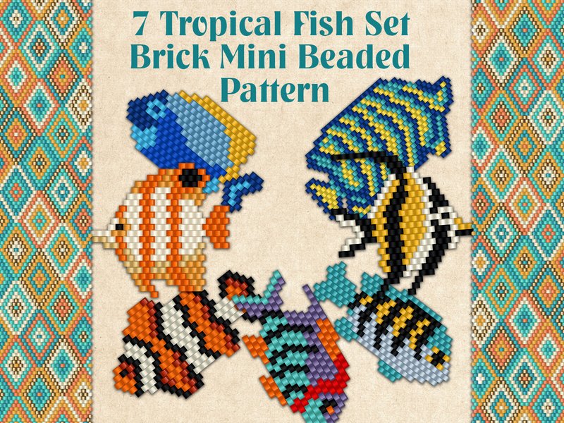 7 Tropical Fish Set (by KseniyaOmega)