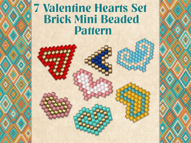7 Valentine Hearts Set (by KseniyaOmega)