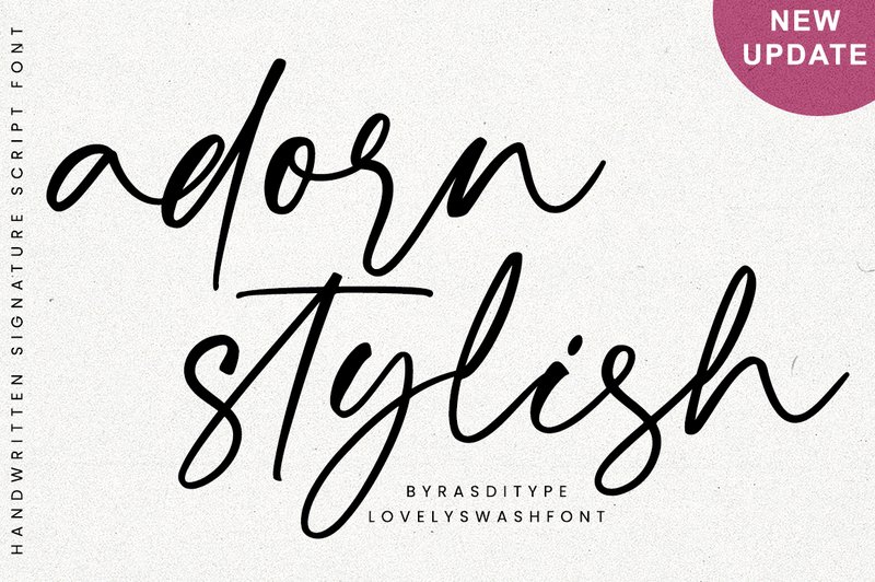 Adorn Stylish (by RasdiType)