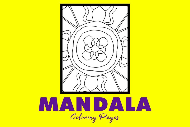 Adult Mandala Colouring Page for KDP (by Design BLOOM)