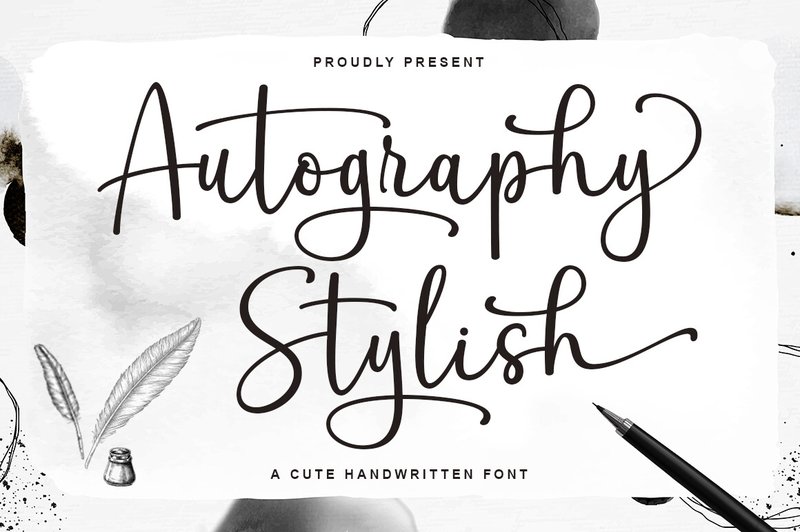 Autography Stylish (by rotterlabstudio)