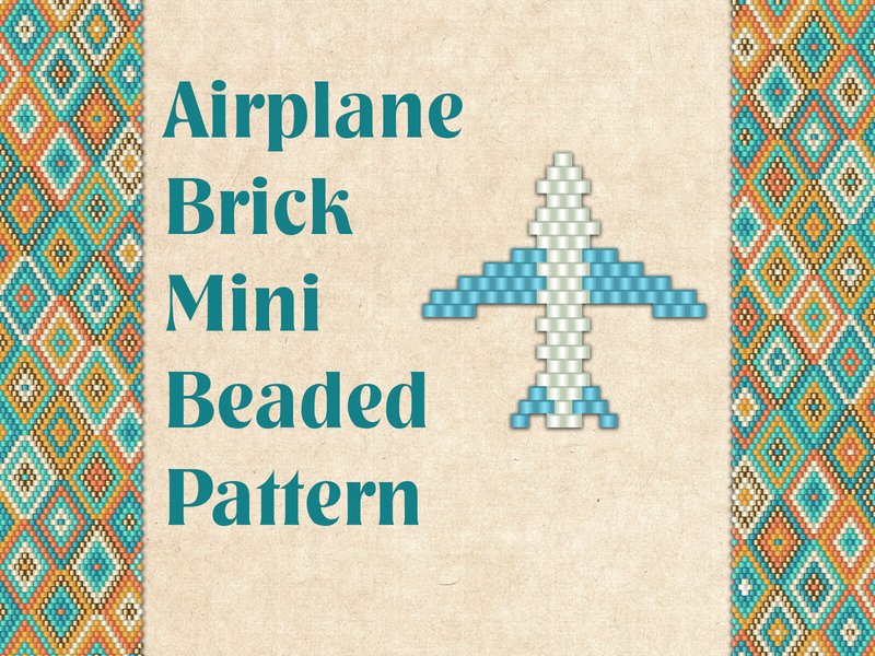 Beaded Airplane (by KseniyaOmega)