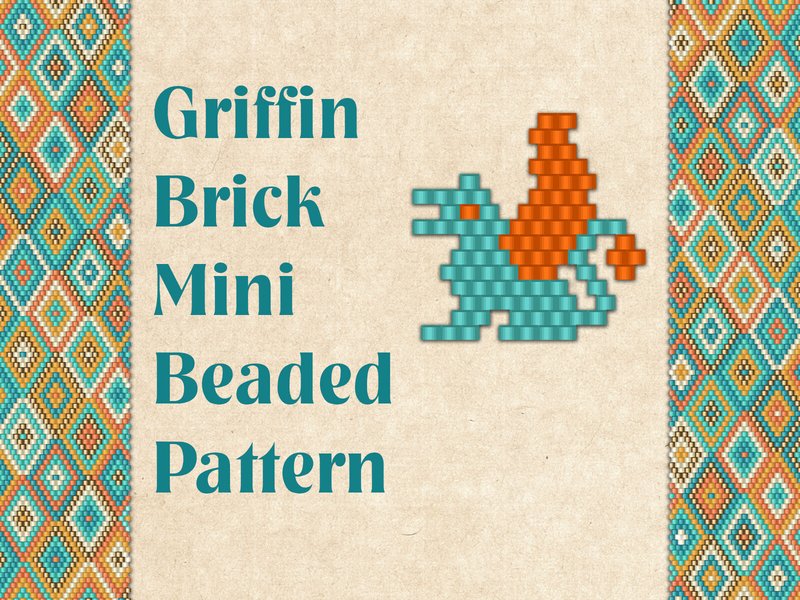 Beaded Griffin (by KseniyaOmega)