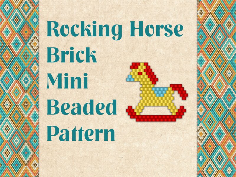 Beaded Rocking Horse (by KseniyaOmega)