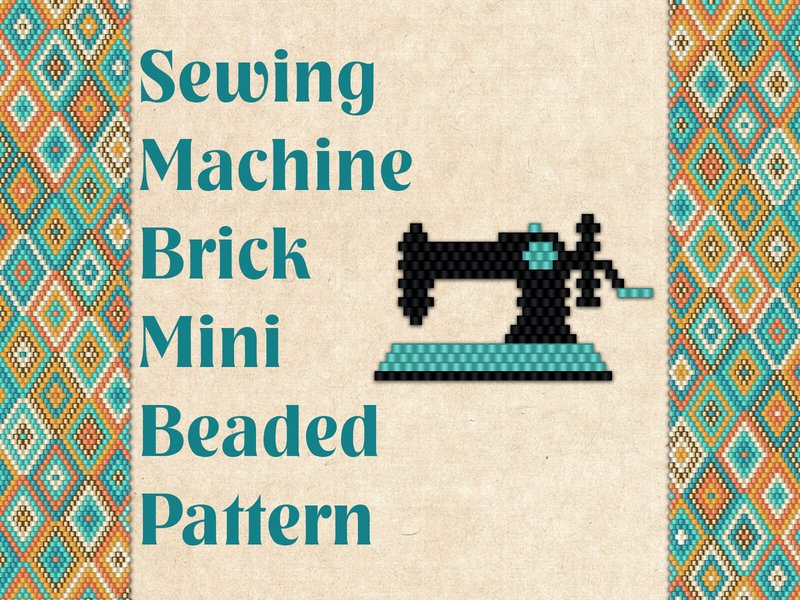 Beaded Sewing Machine (by KseniyaOmega)