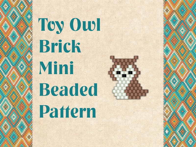 Beaded Toy Owl (by KseniyaOmega)