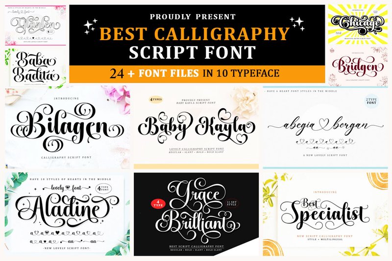 Best Calligraphy Script (by Reyna Studio)