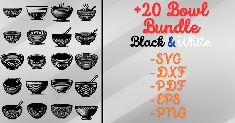 Bowl SVG Bundle (by Artful Assetsy)