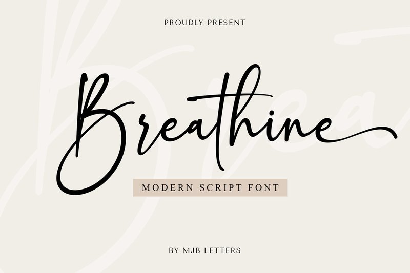 Breathine (by MJB Letters)