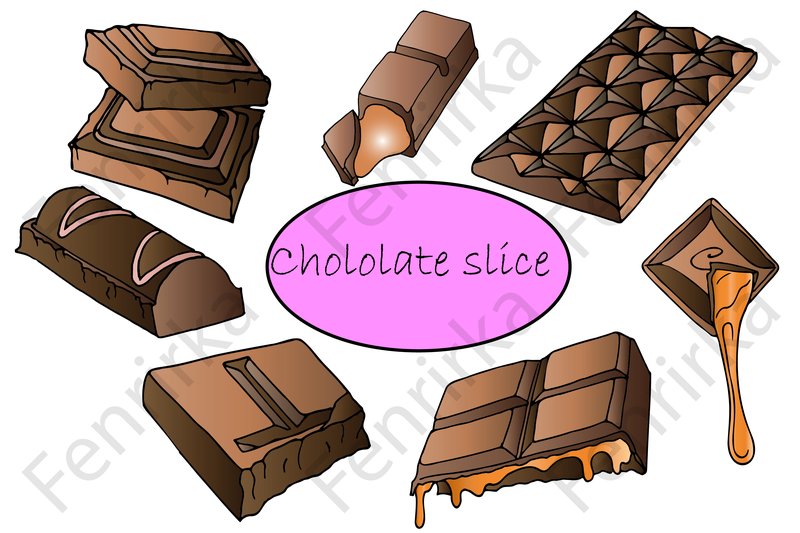 Bundle of Vector Illustrations of Choco (by Fenrir_ka)