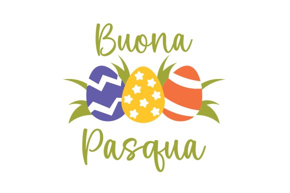 Buona Pasqua Easter Eggs (by Creative Fabrica Crafts)