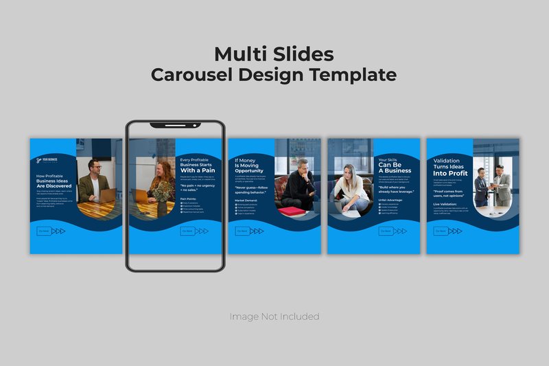 Business Carousel Social Media Design (by mustafegur3)