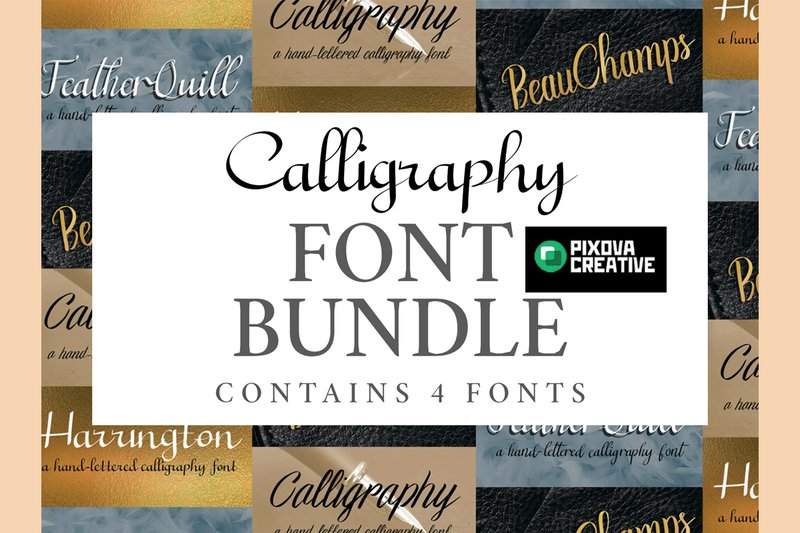 Calligraphy Bundle (by Pixova Creative)
