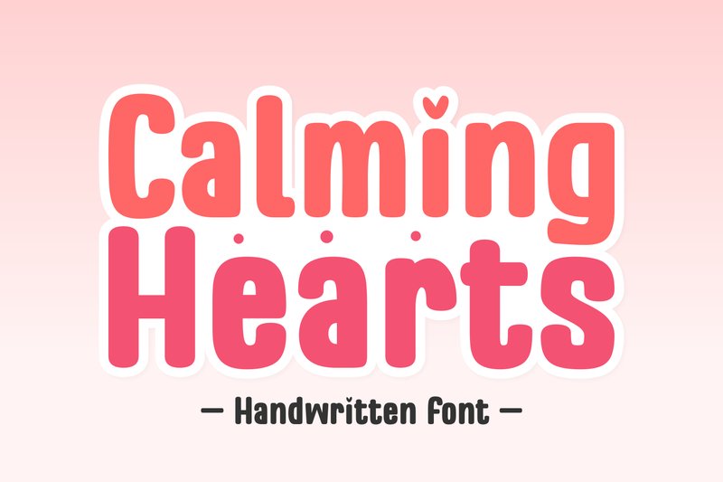 Calming Hearts (by Creative Fabrica Fonts)