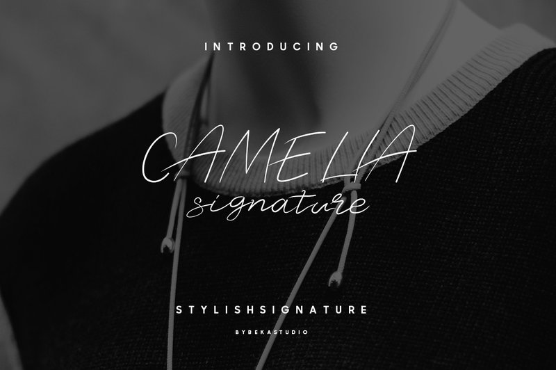Camelia Stylish Signature (by Beka Creative)