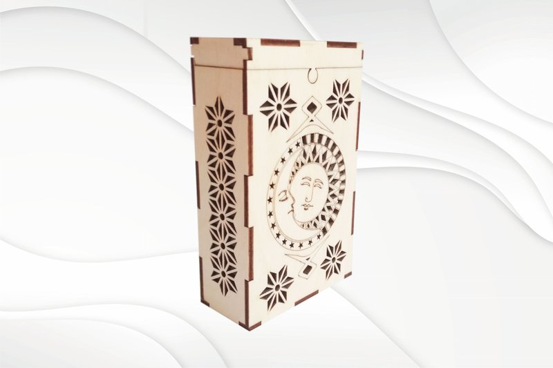 Case Tarot Cards, Design Laser Cutting. (by VectorBY)