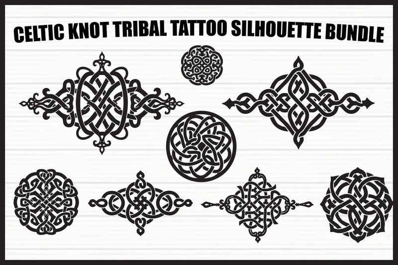 Celtic Tribal Tattoo Knot Bundle (by Creativelab19)