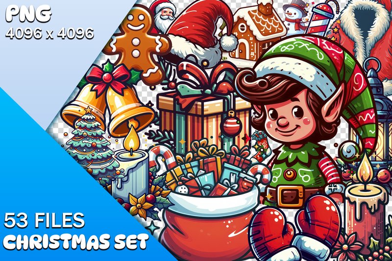 Charming Christmas Vector Illustrations (by Artistic Vector Sketch Emporium)