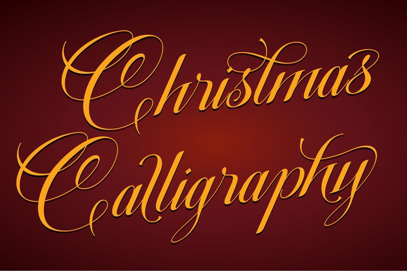 Christmas Calligraphy (by thomasaradea)