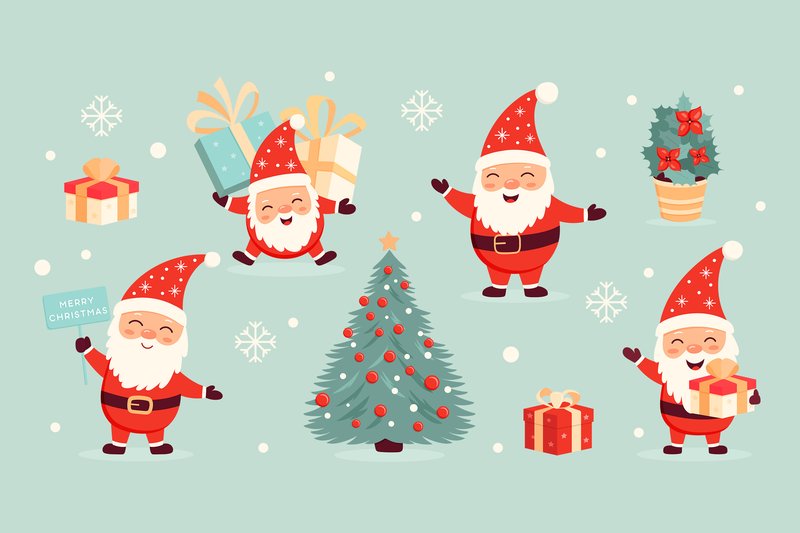Christmas Vector Illustrations Set (by tatiankaart)