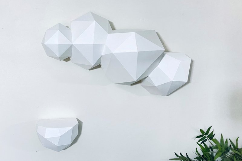 Cloud Paper Shelves (by Creative Fabrica Crafts)