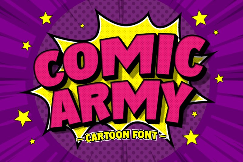 Comic Army (by Creative Fabrica Fonts)