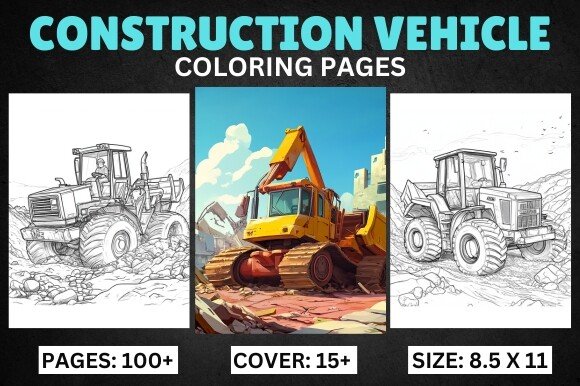Construction Vehicle Coloring Pages (by millerleslies26)