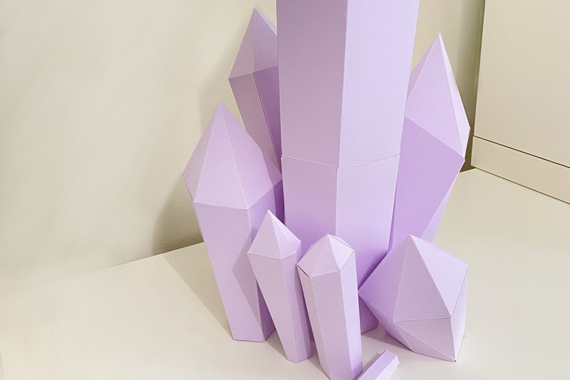 Crystal Paper Sculpture (by Creative Fabrica Crafts)