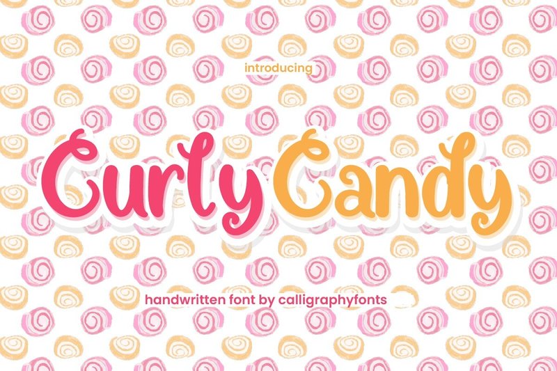 Curly Candy (by CalligraphyFonts)