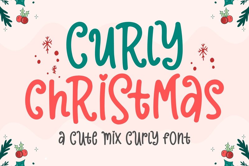 Curly Christmas (by Font Fiesta)